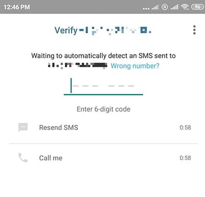 تایید ثبت نام حساب کاربری WhatsApp Business