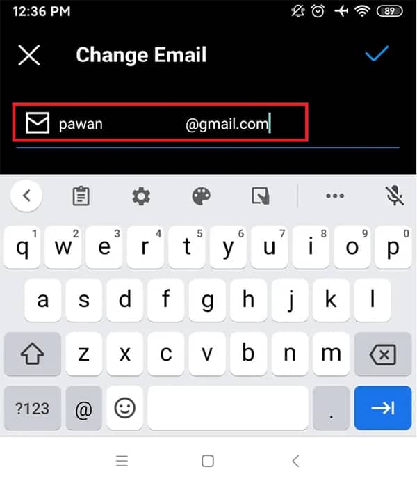 تغییر آدرس ایمیل در اینستاگرام در اندروید و ios