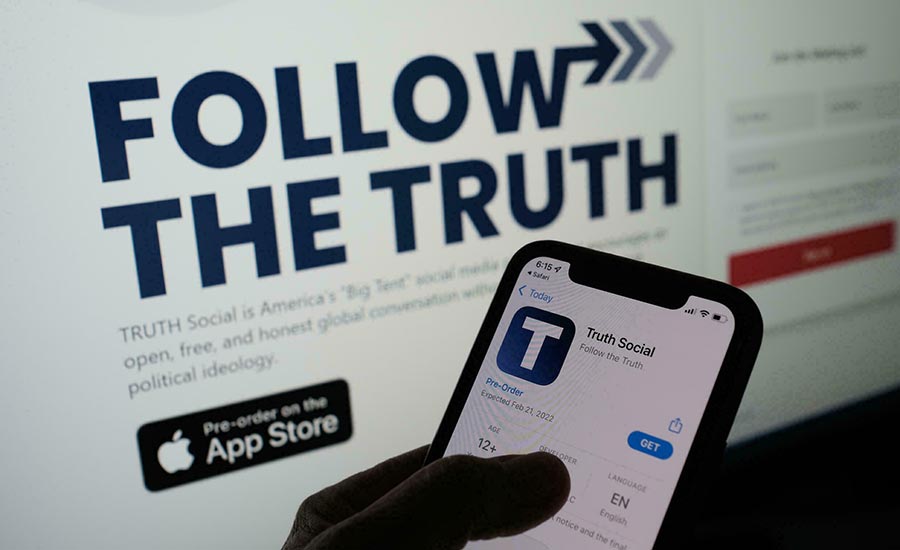 دونالد ترامپ شبکه اجتماعی TRUTH را برای رقیب توییتر و فیس بوک راه اندازی کرد