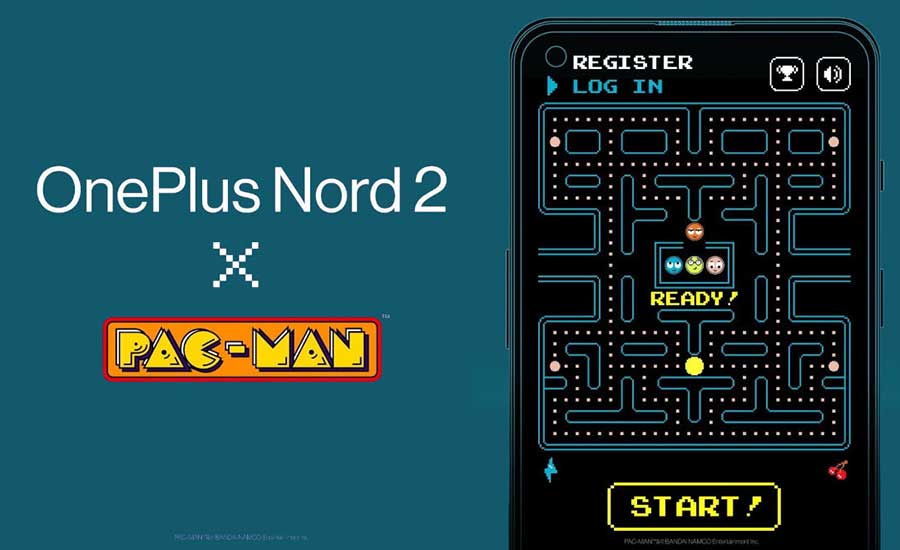 گوشی OnePlus Nord 2 x Pac-Man Edition معرفی شد