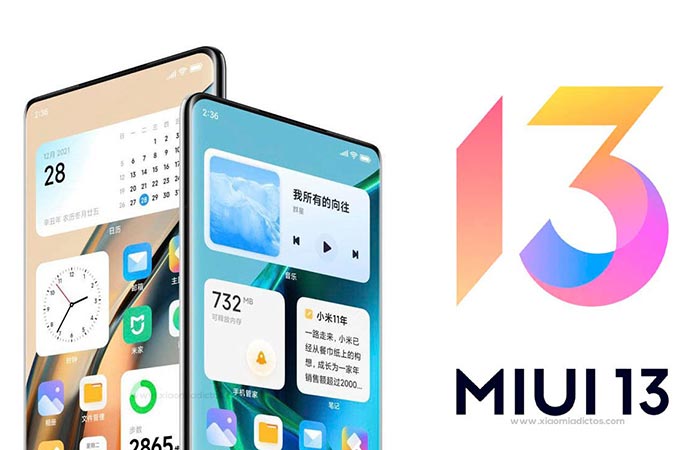 گوشی های دریافت کننده رابط کاربری MIUI 13
