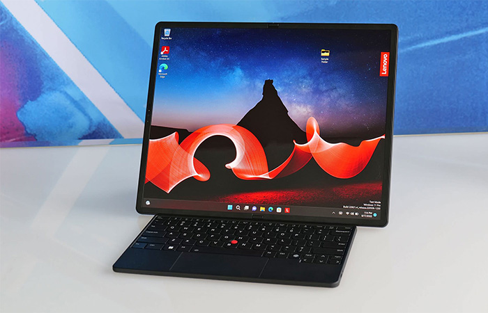 لپ‌تاپ تاشو Lenovo ThinkPad X1 Fold 2022 معرفی شد