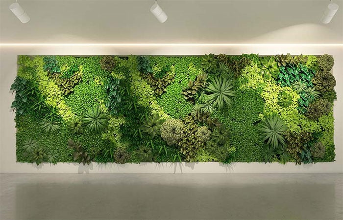 اجرای دیوار سبز با پتوس؛ گیاه زیبا و مقاوم با گونه‌های متنوع