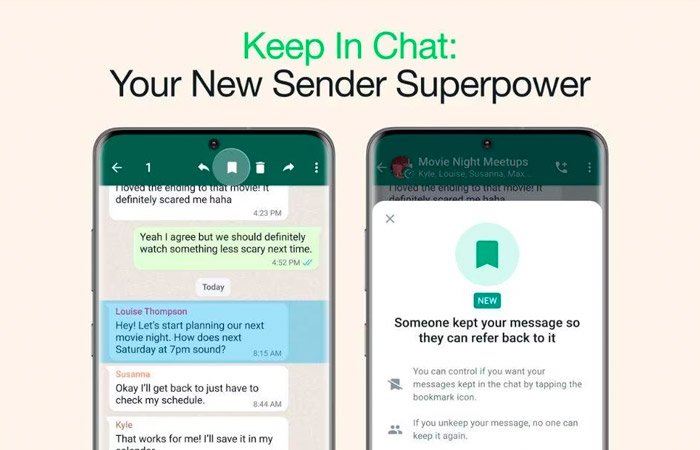 اکنون می‌توانید پیام‌های واتس‌اپ را ناپدید کنید