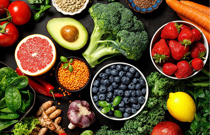 مصرف روزانه میوه‌ها و سبزیجات