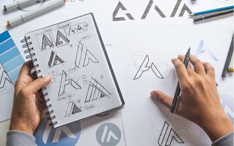 طراحی لوگو با هوش مصنوعی برای ساخت برند برای کسب و کارهای کوچیک