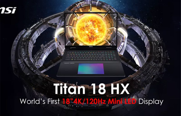 لپ‌تاپ فوق العاده MSI Titan 18 HX در حال تست است