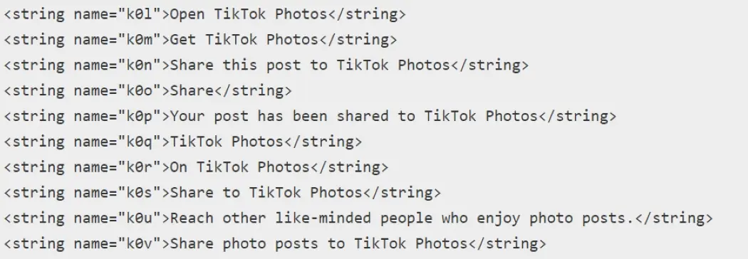 سورس کد TikTok Photos