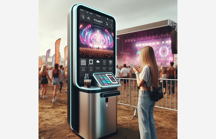 مراحل صدور بلیط با استفاده از استند لمسی