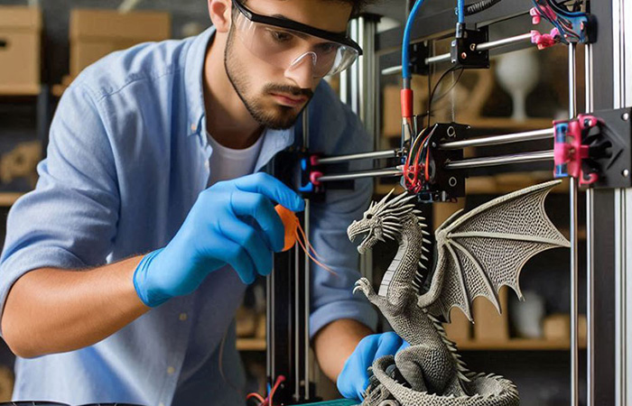 مزایای ساخت مجسمه انسان با پرینتر سه‌بُعدی