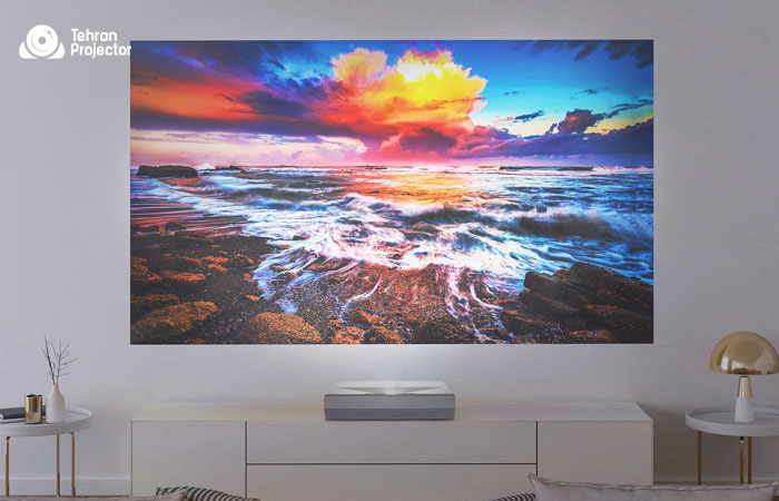 روشنایی تصویر پروژکتور لیزری