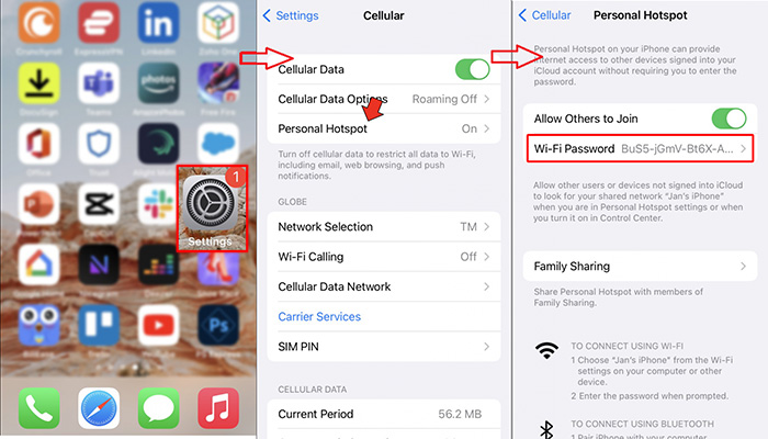 روشهای برطرفکردن مشکل هاتاسپات آیفون