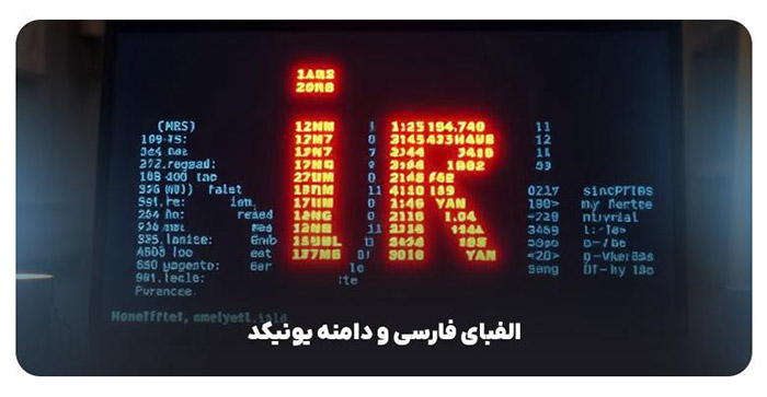 الفبای فارسی و دامنه یونیکد