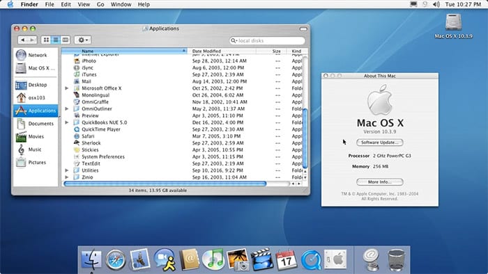 سیستم عامل Mac OS X 10.3 (Panther)