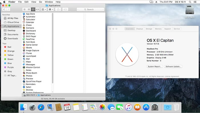 سیستم عامل OS X 10.11 (El Capitan)