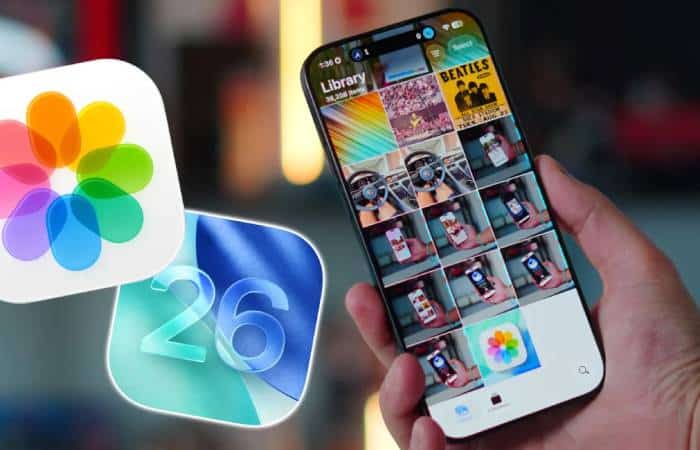 عکس‌ها در iOS 26