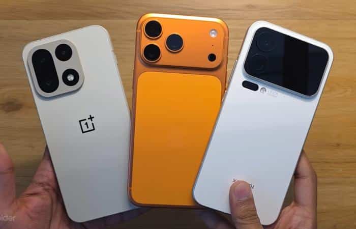 تست عمر باتری وان پلاس 15، آیفون 17 پرو مکس و شیائومی 17 پرو مکس