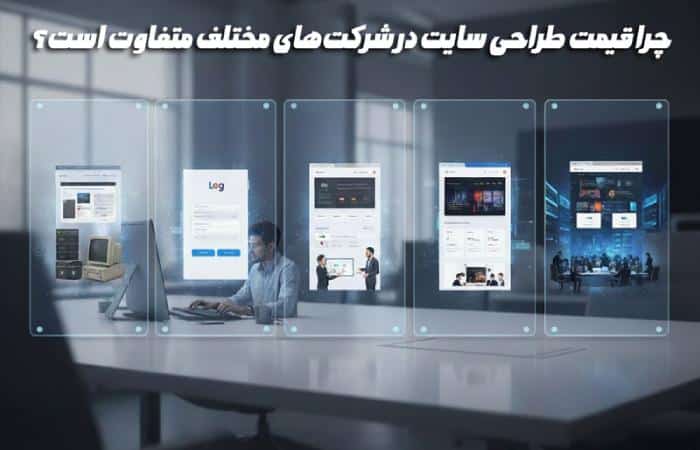 معیار شرکت‌ها برای قیمت طراحی سایت چیست؟