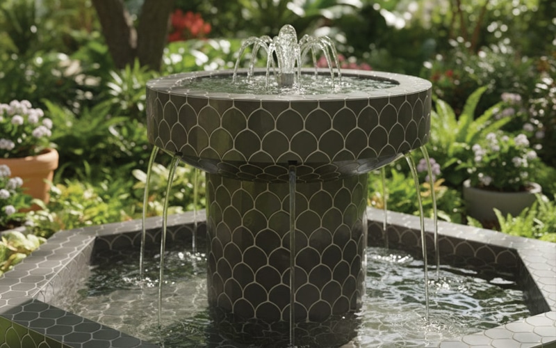 استفاده از سرامیک دست ساز برای خلق دیوارهای شاخص